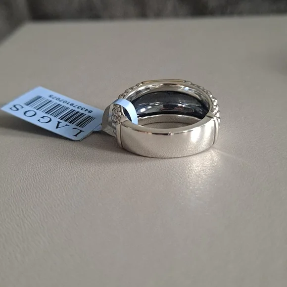 NWT Lagos High Bar Smooth Plate ring - Picture 5 of 16